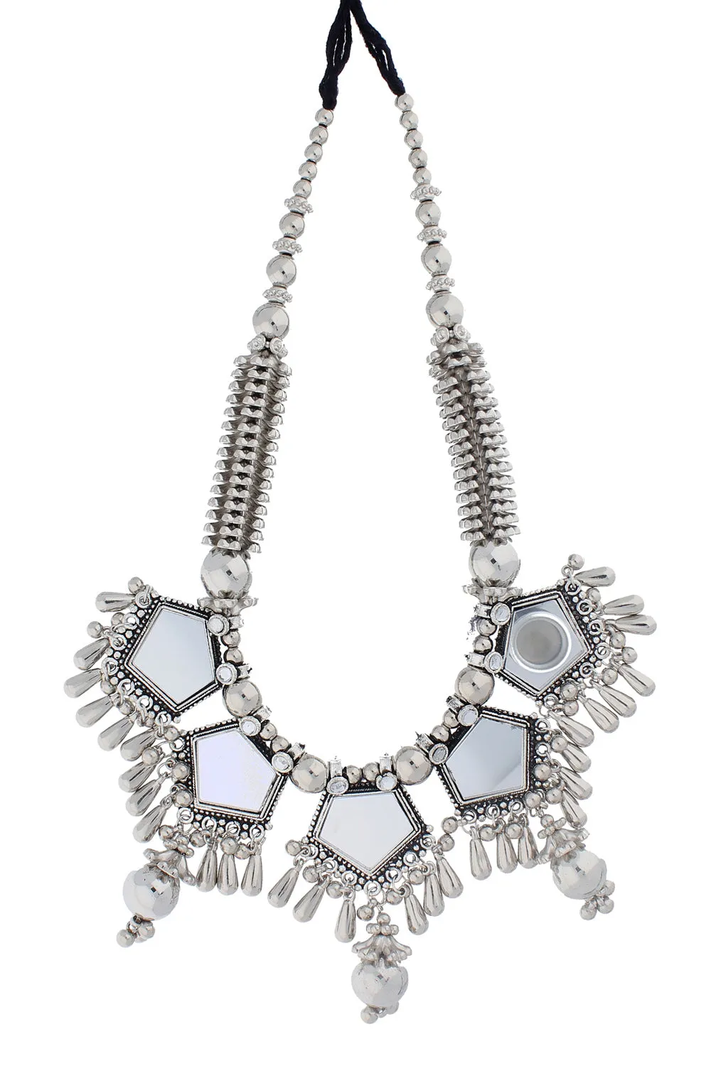 Alloy Necklace Set in Silver