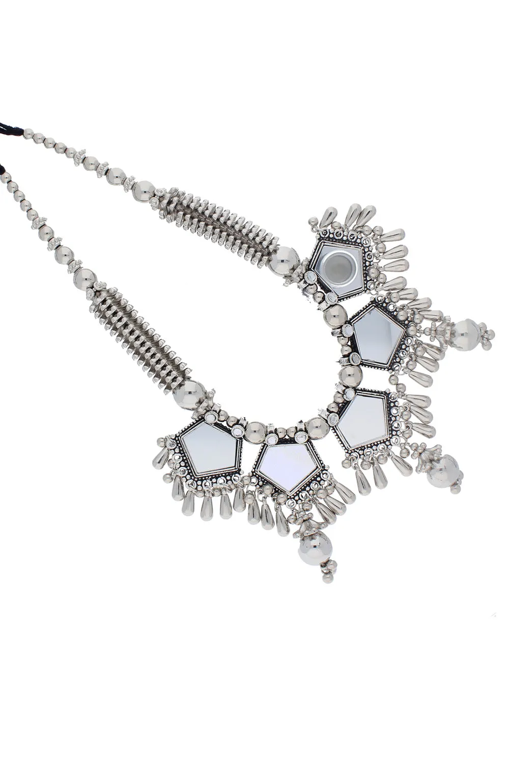 Alloy Necklace Set in Silver