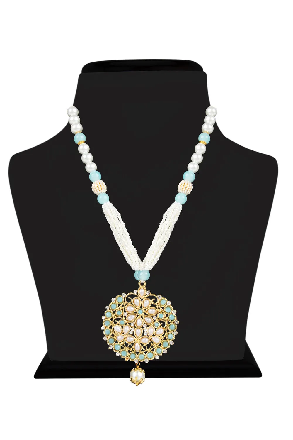 Alloy Necklace Set in Turquoise