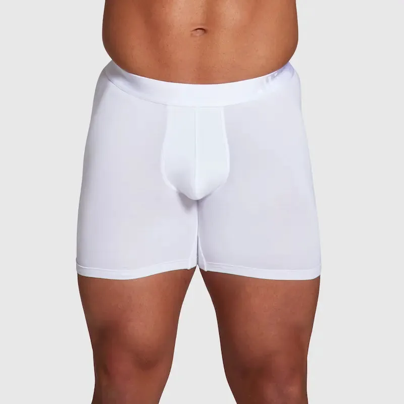 ALPHX Comfort Class Boxer Brief - Athletic Fit - Frost White | ALPHX.com