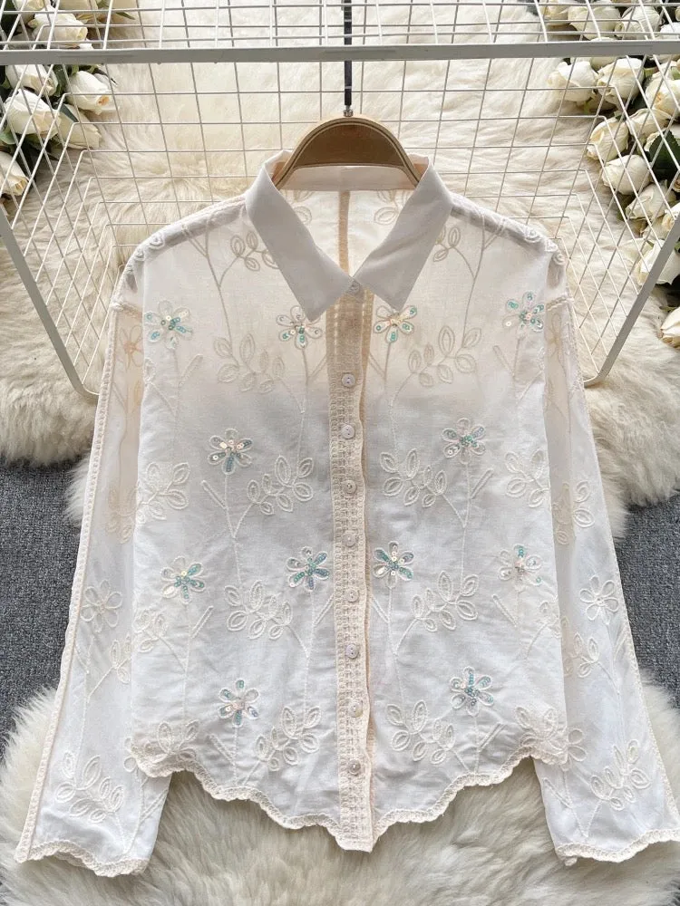 Andrew Embroidered Cotton Shirt