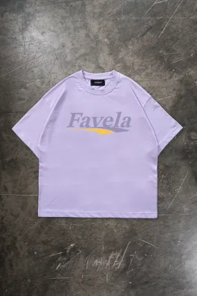 ARCED PASTEL LILAC T-SHIRT