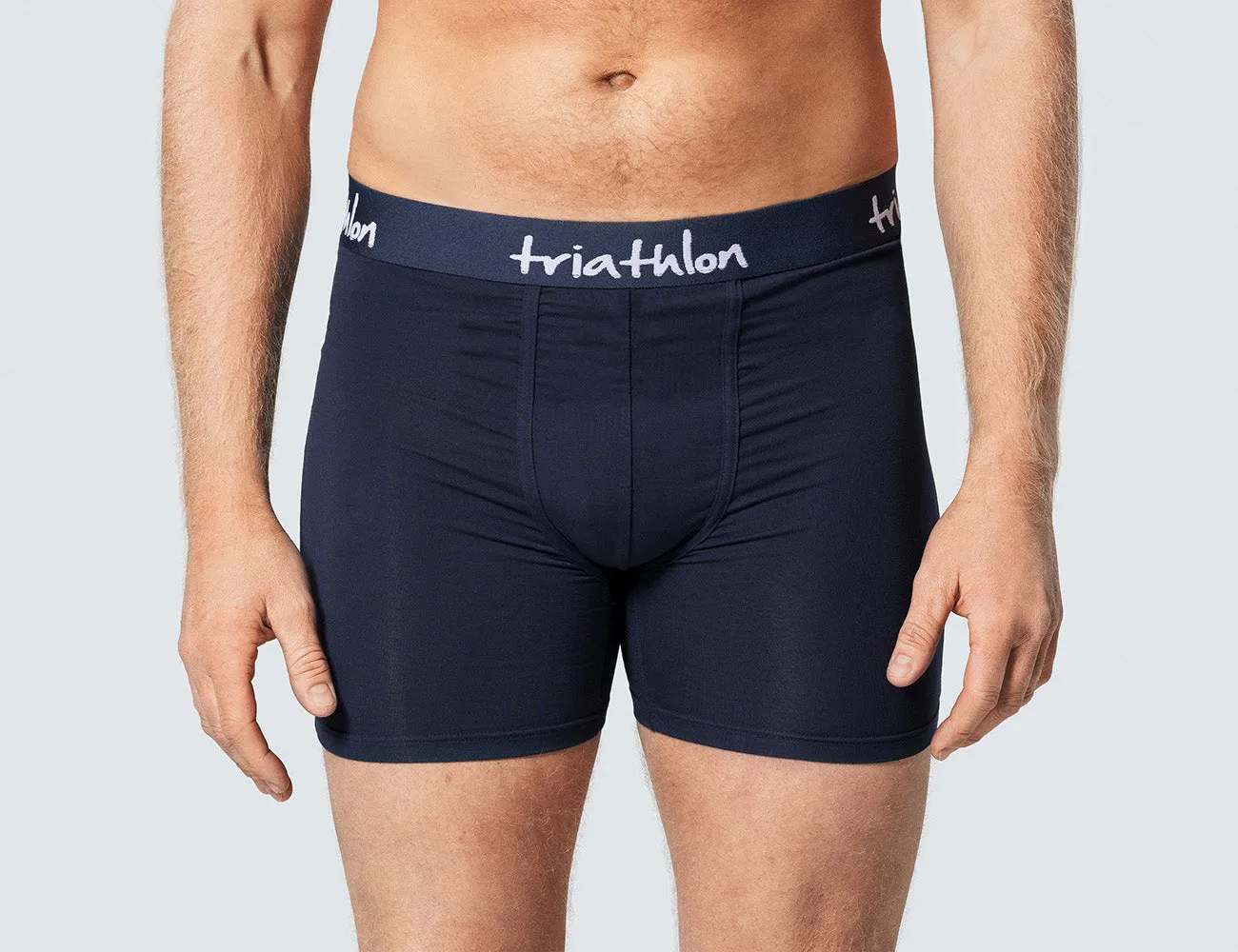 Bambus boxer shorts navy pakke (5 stk)