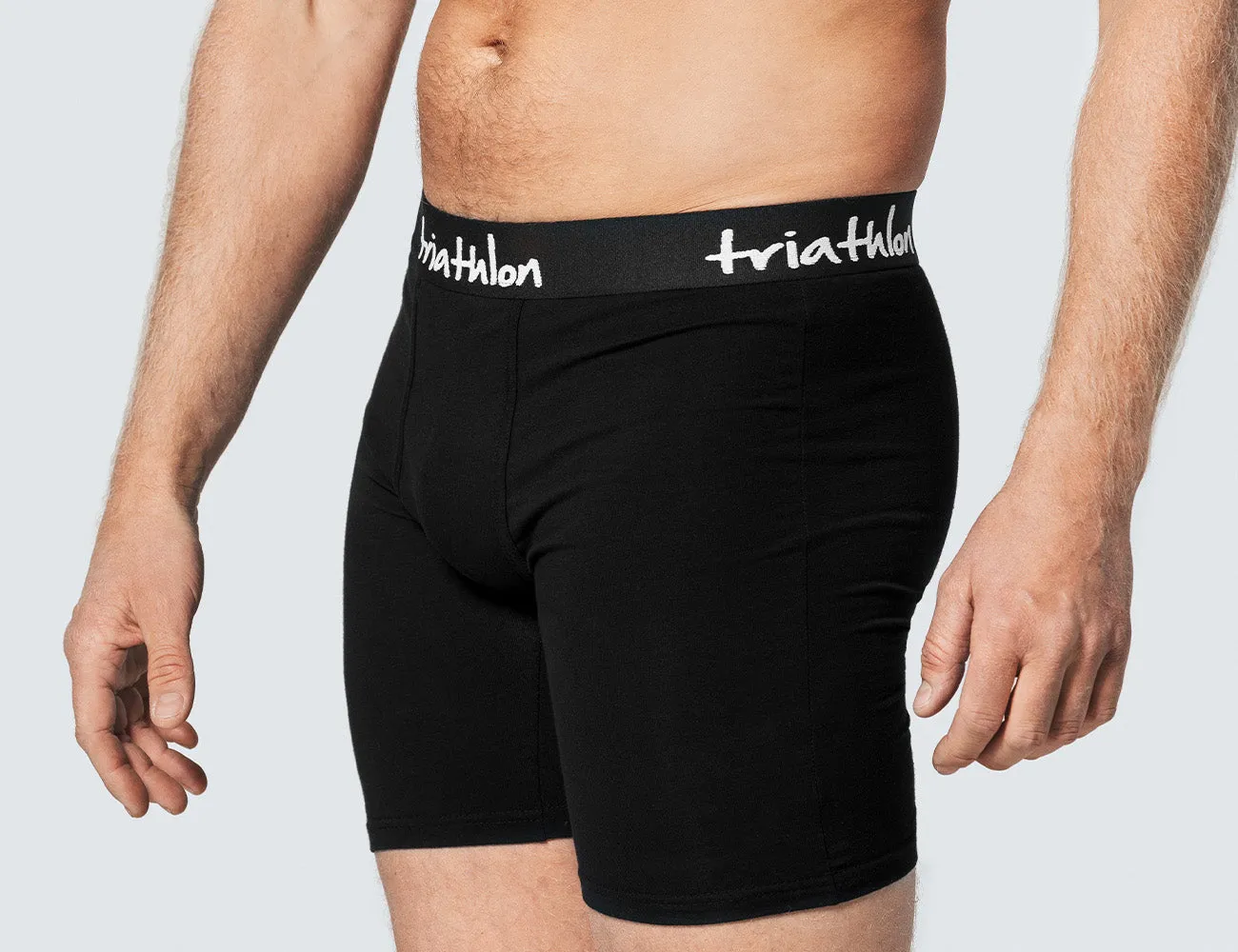 Bambus boxer shorts pakke sort (5 stk)