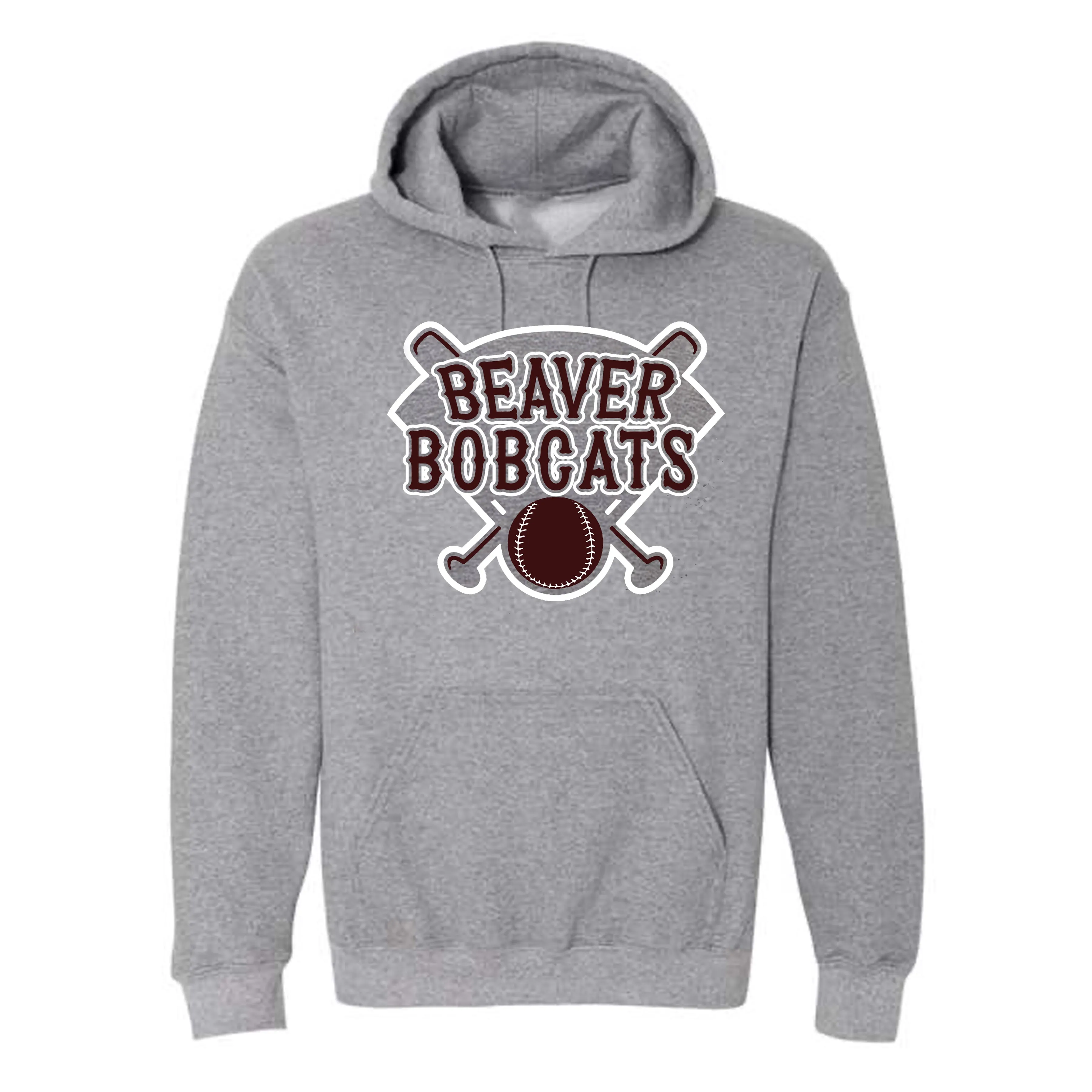 Beaver Bobcats Diamond Heavy Blend Hoodie