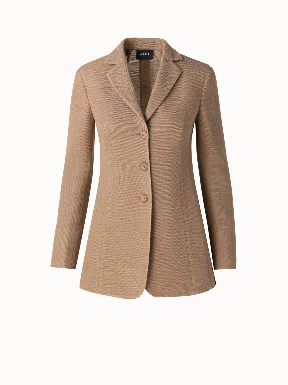 Blazer aus Baumwolle und Wolle