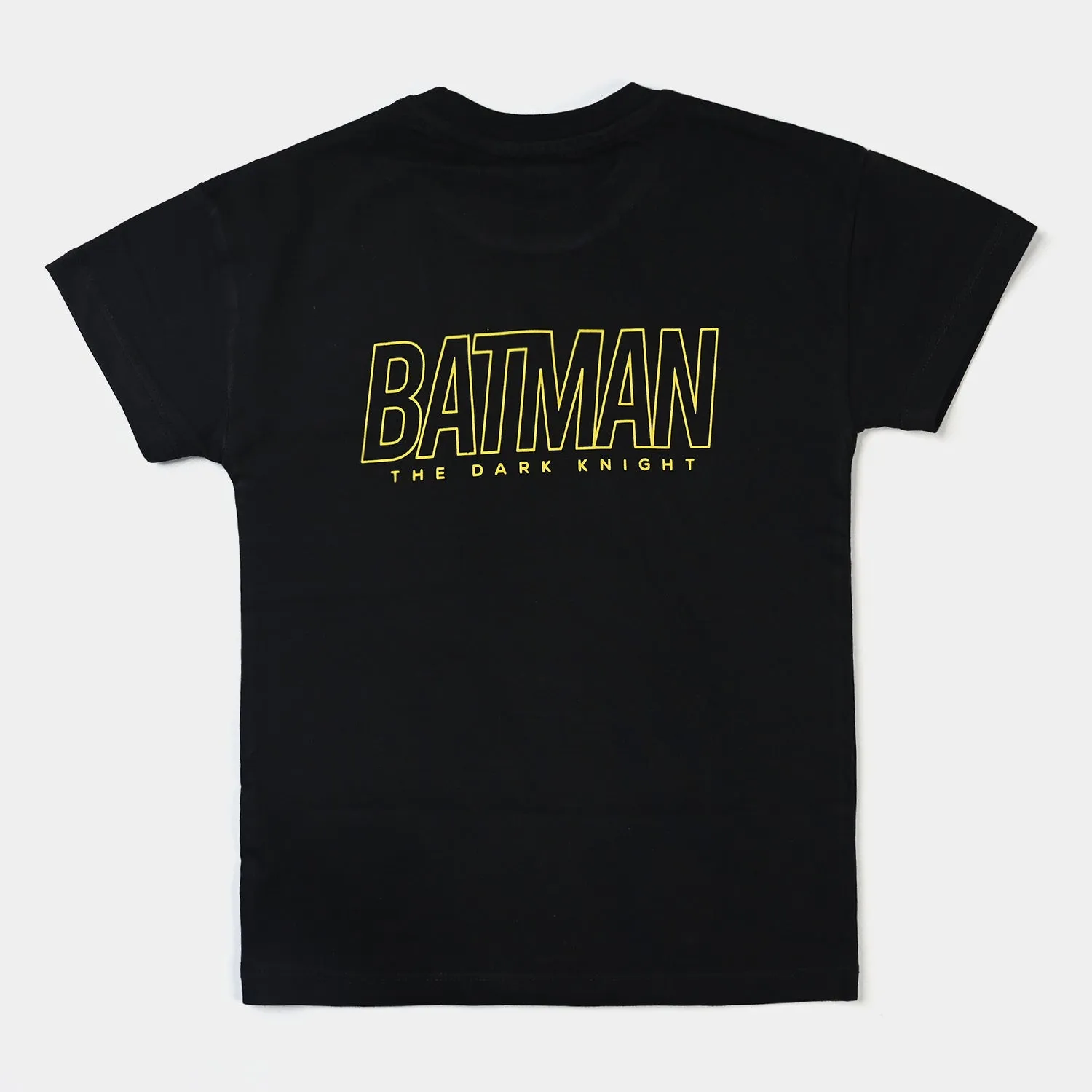 Boys Cotton Jersey T-Shirt H/S The Dark Knight-Jet Black