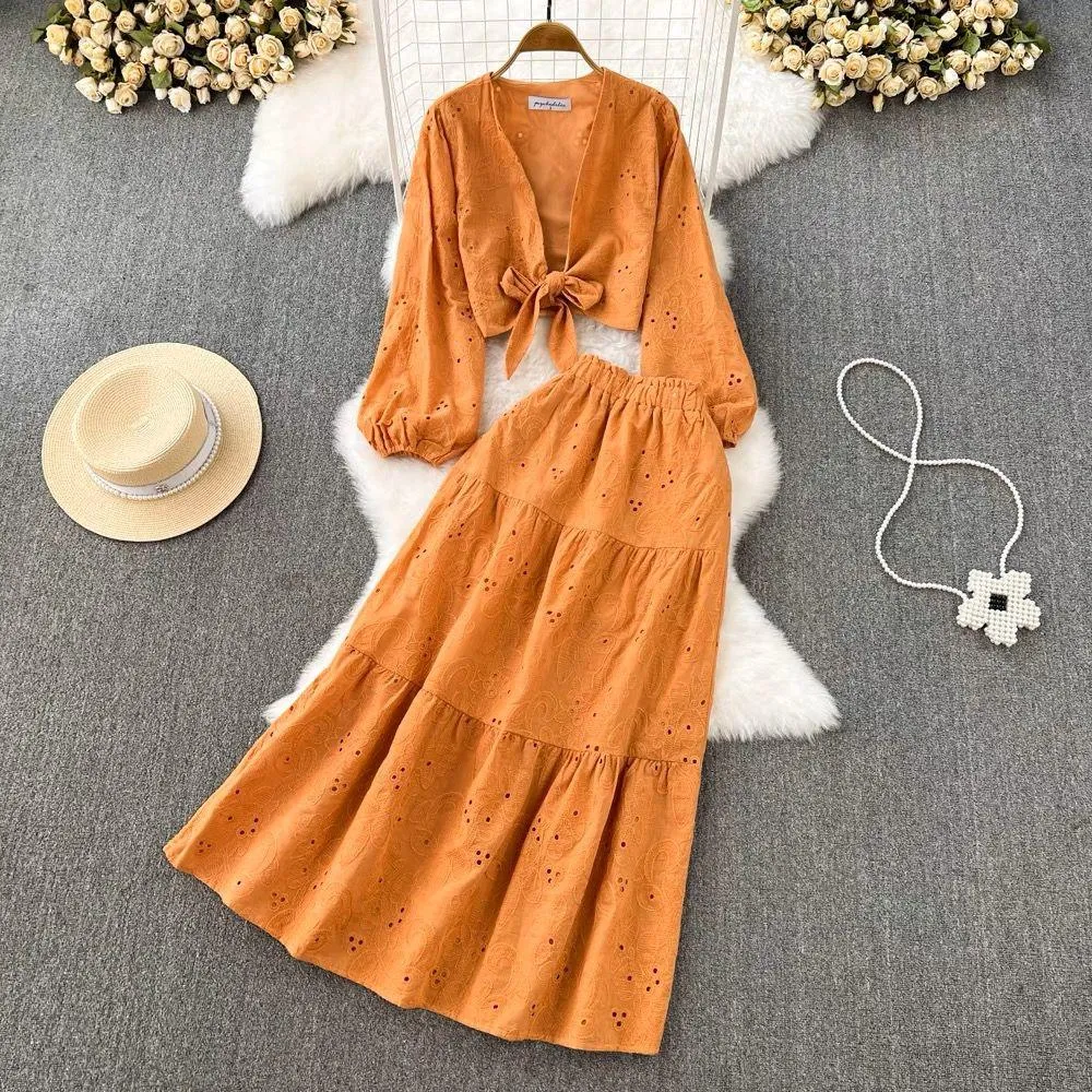 Braylee Eyelet Coord Set