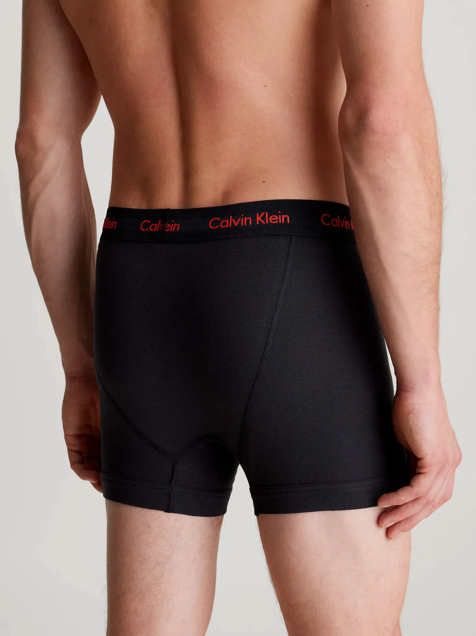 Calvin Klein Mens Classic Stretch Boxer Shorts/ Trunks (3-Pack)