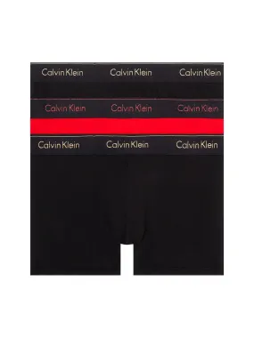 Calvin Klein Mens Low Rise Boxer Trunks (3-Pack)