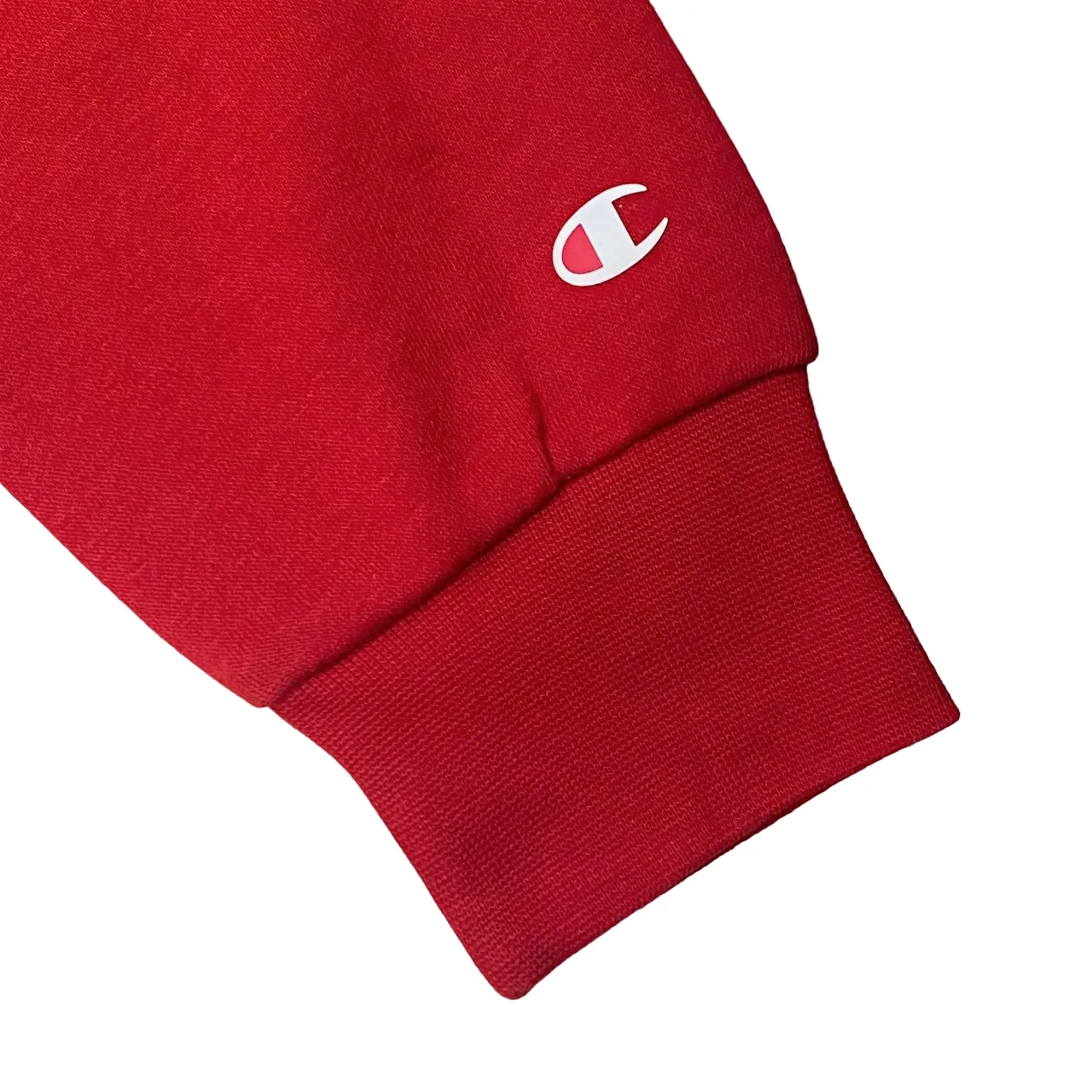 Champion light cotton crewneck sweatshirt with logo on the chest Legacy 306513 RS053 red