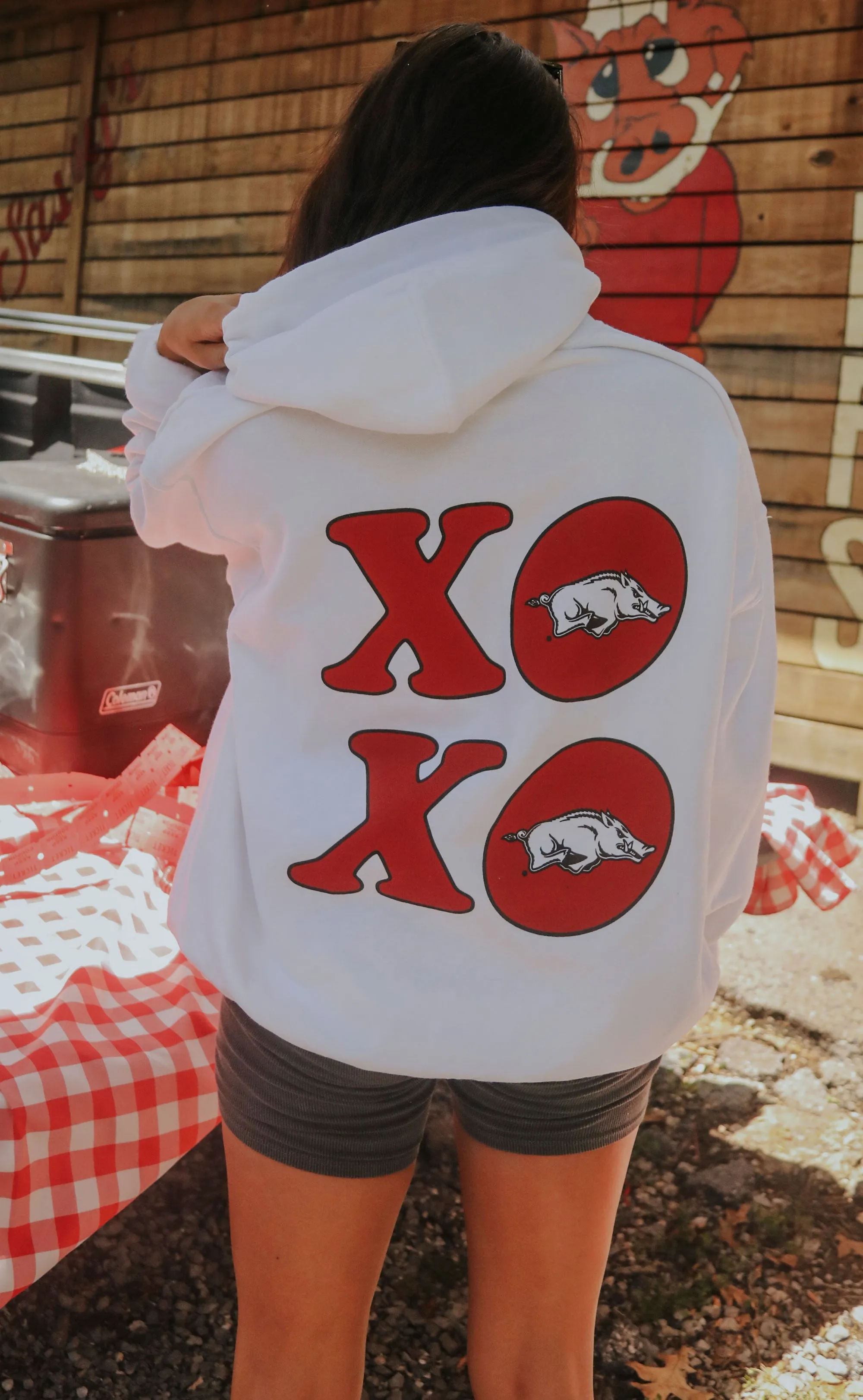 charlie southern: hogs and kisses hoodie