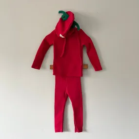 Concocter / Red sleepwear set / XS(3-6M)