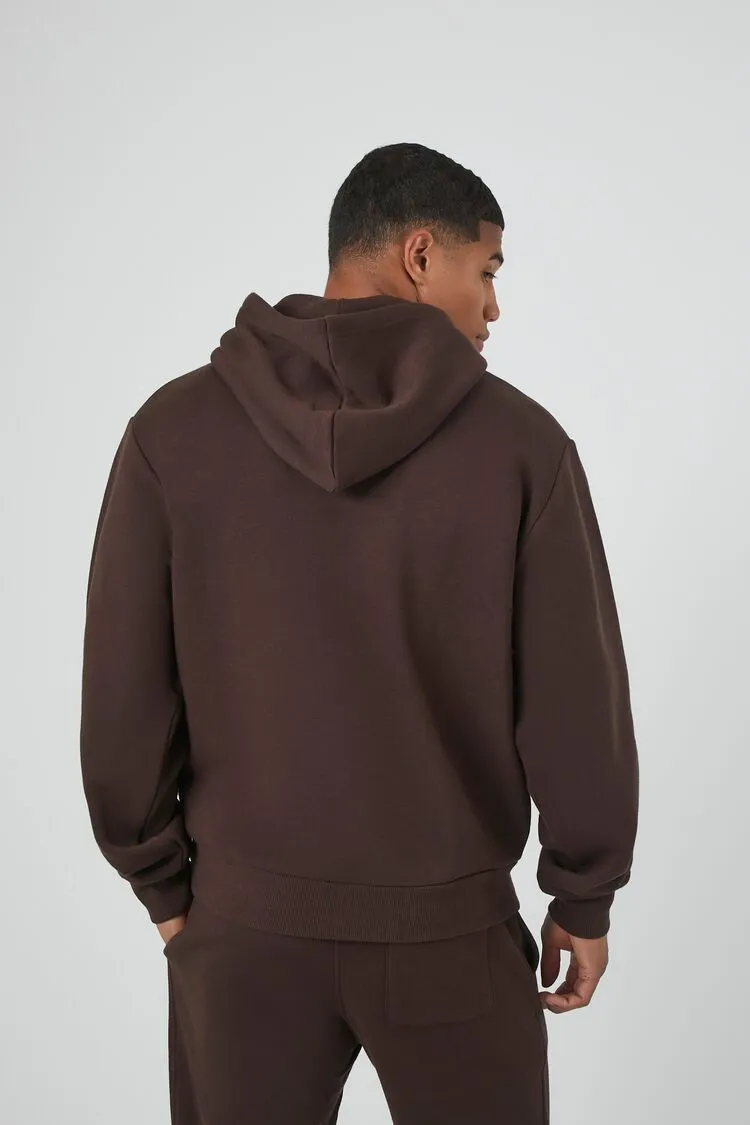 Cotton-Blend Drop-Sleeve Hoodie