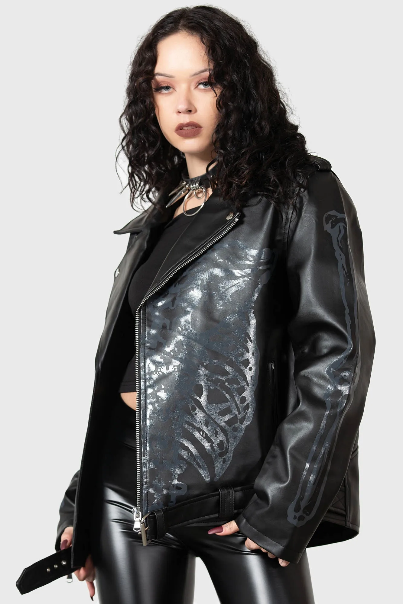 Craniocaudal Biker Jacket