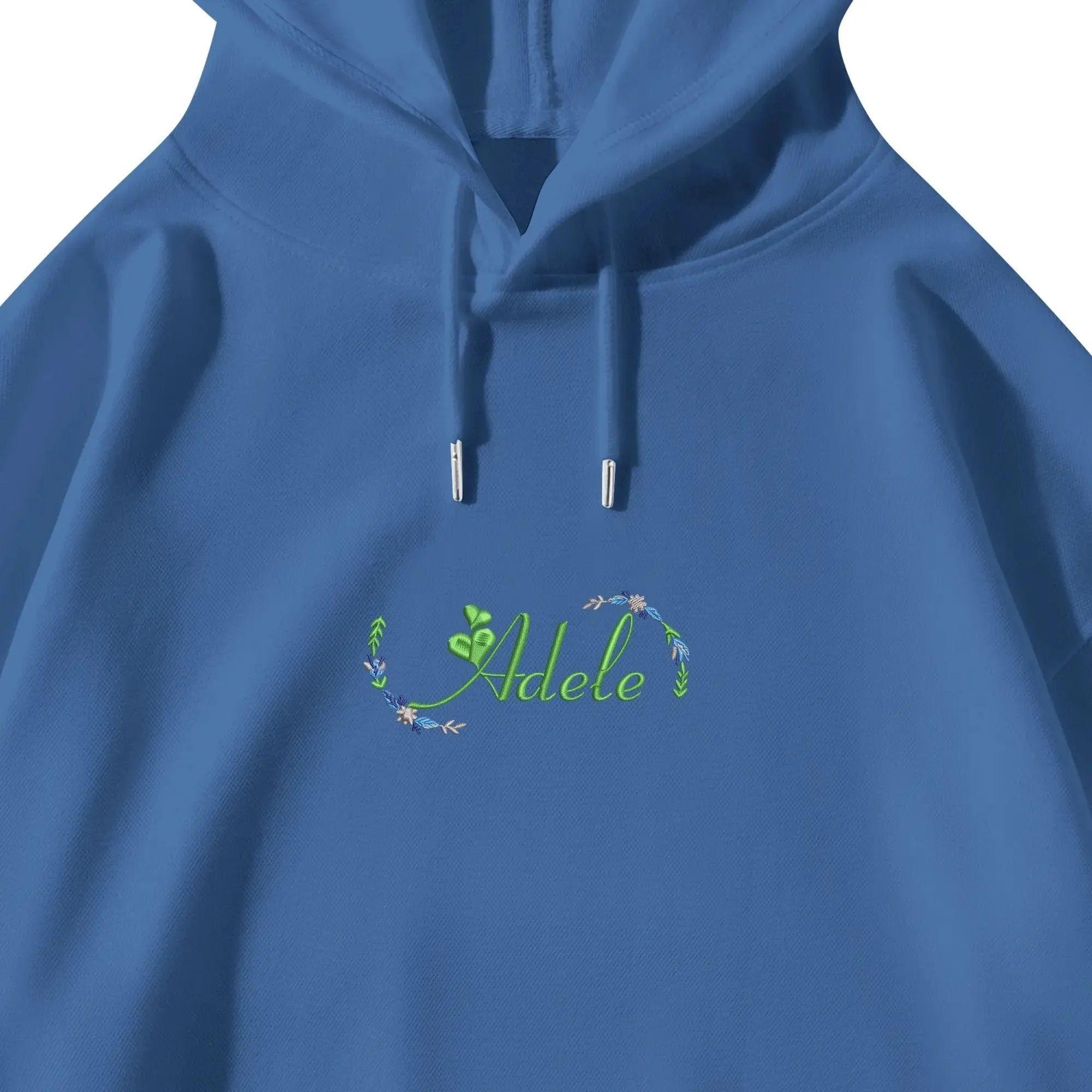 Custom Name Unisex Embroidered Hoodie Personalized Sweatshirt