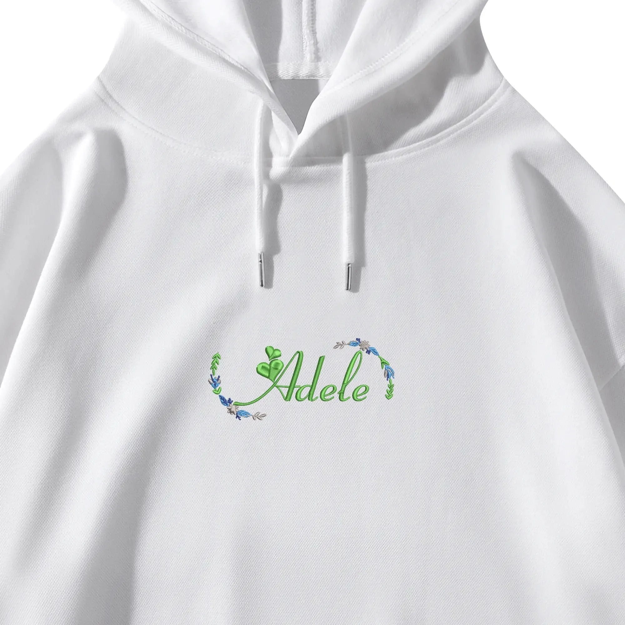 Custom Name Unisex Embroidered Hoodie Personalized Sweatshirt