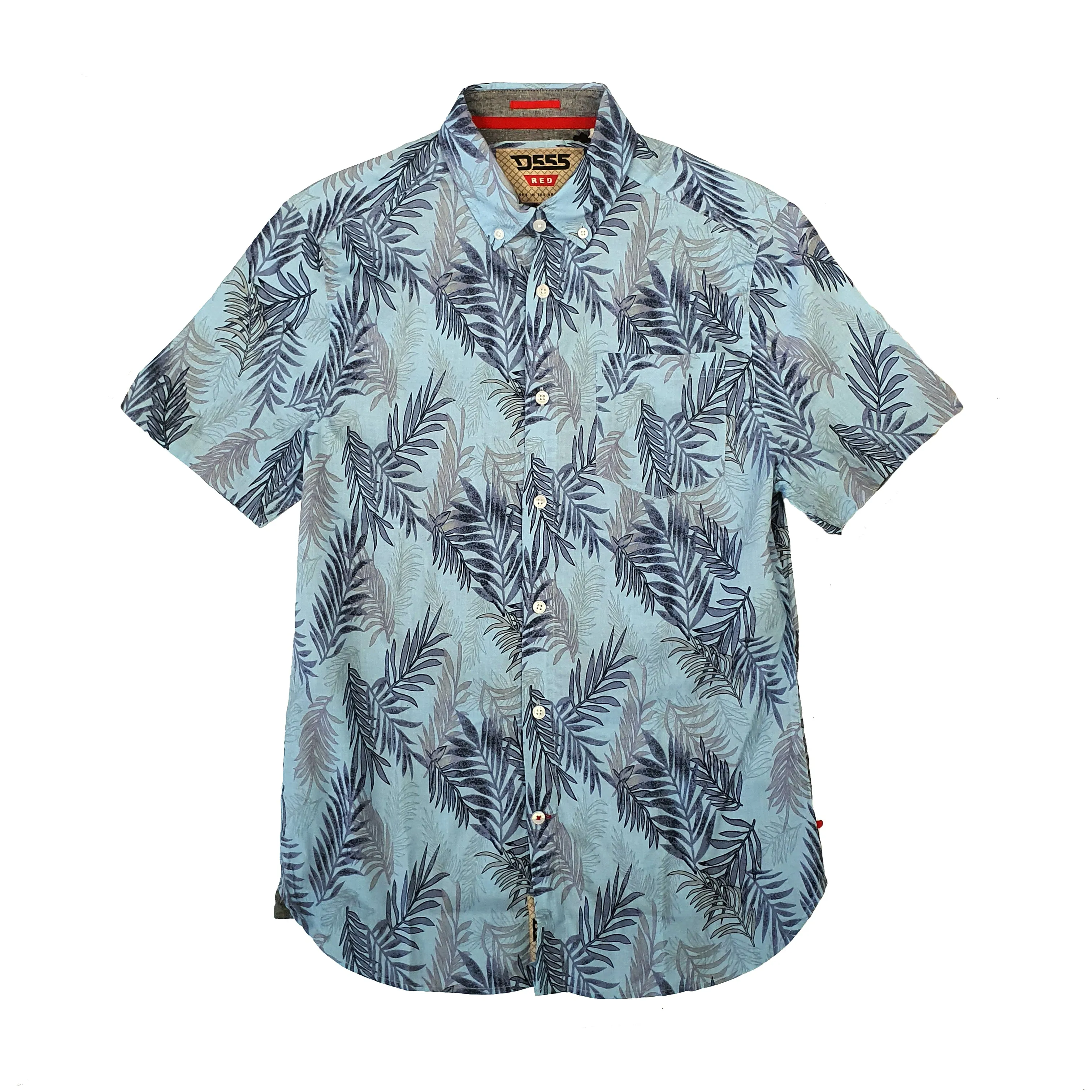 D555 Short Sleeve Shirt - Blue