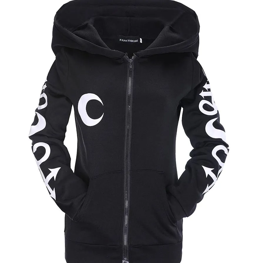 Damen winter Gothic Hoodie