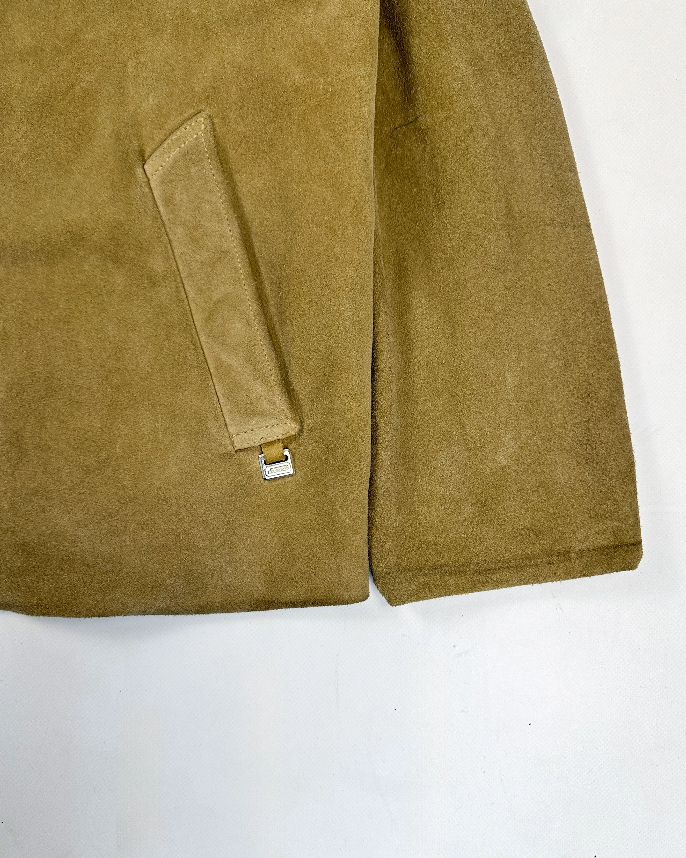 Diesel Camel Suede Zip-Up Jacket 1990's