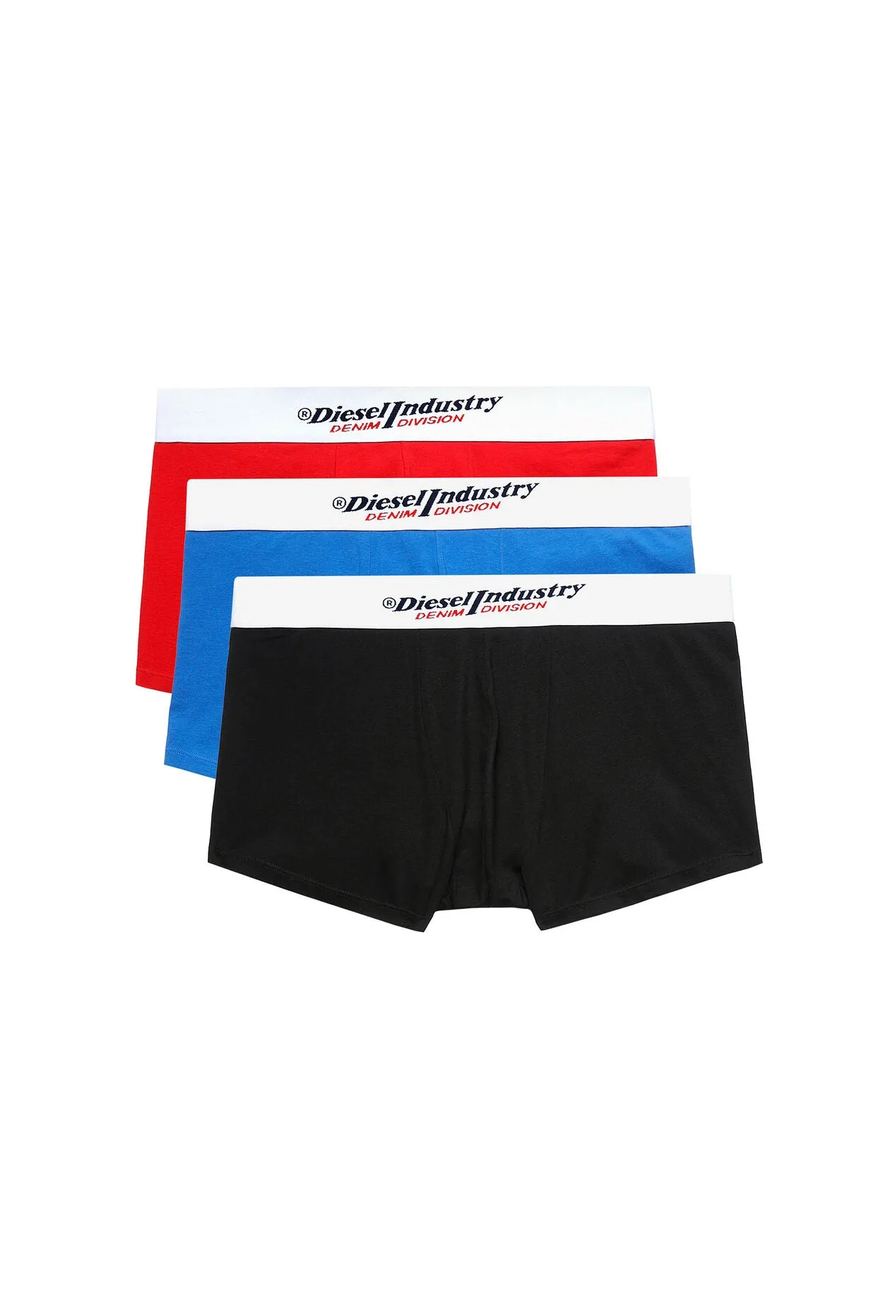 Diesel - Damien Boxer 3 Pack - Red/Black/Royal Blue