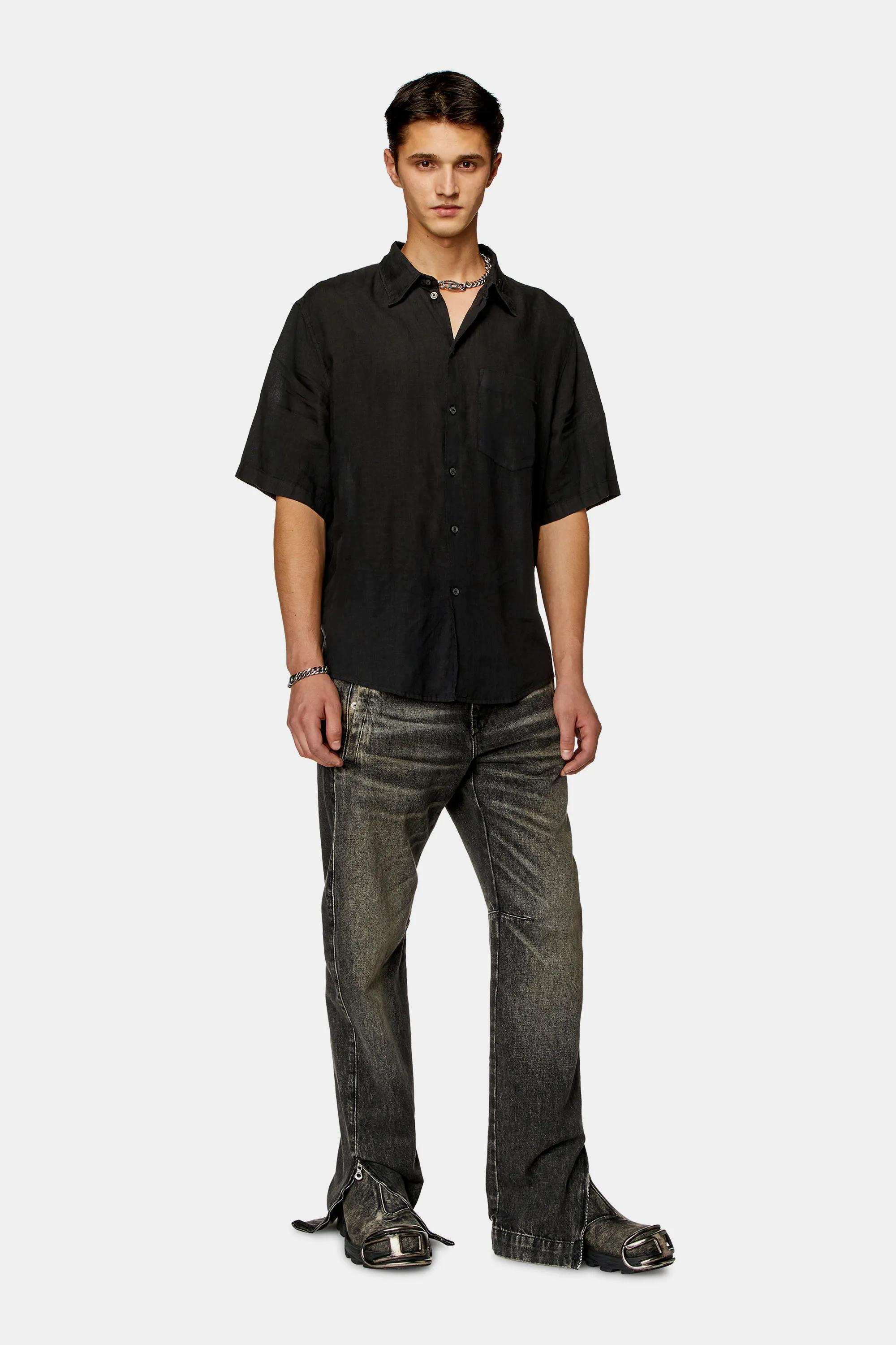 DIESEL Emil S/S Shirt - Black