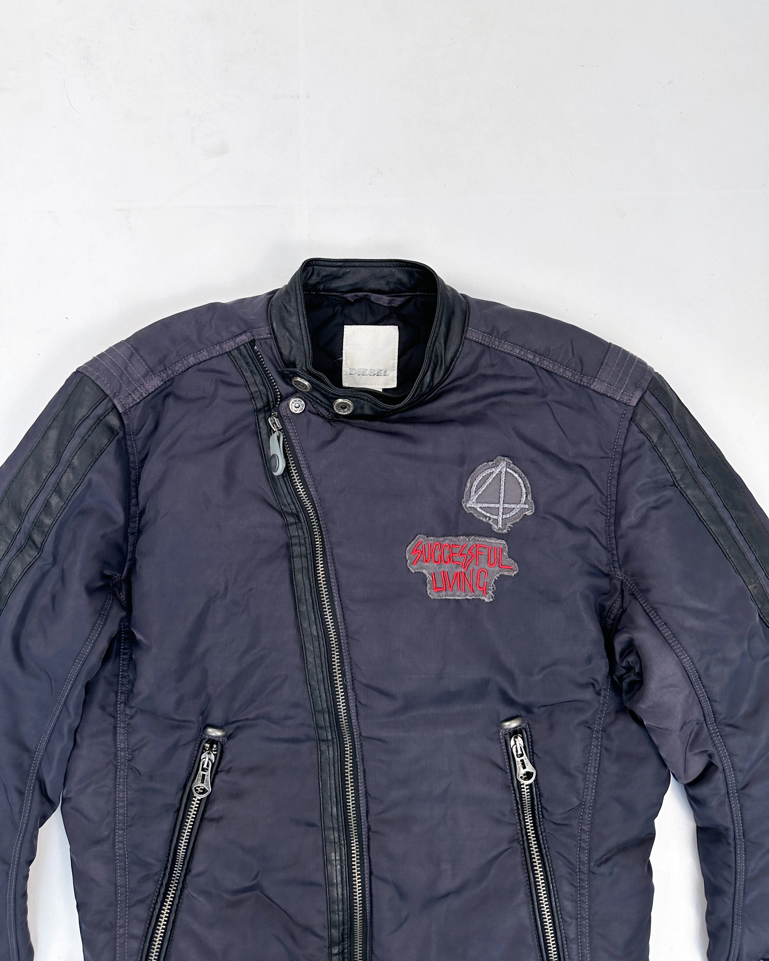 Diesel Off Centered Zip Jacket 2000's