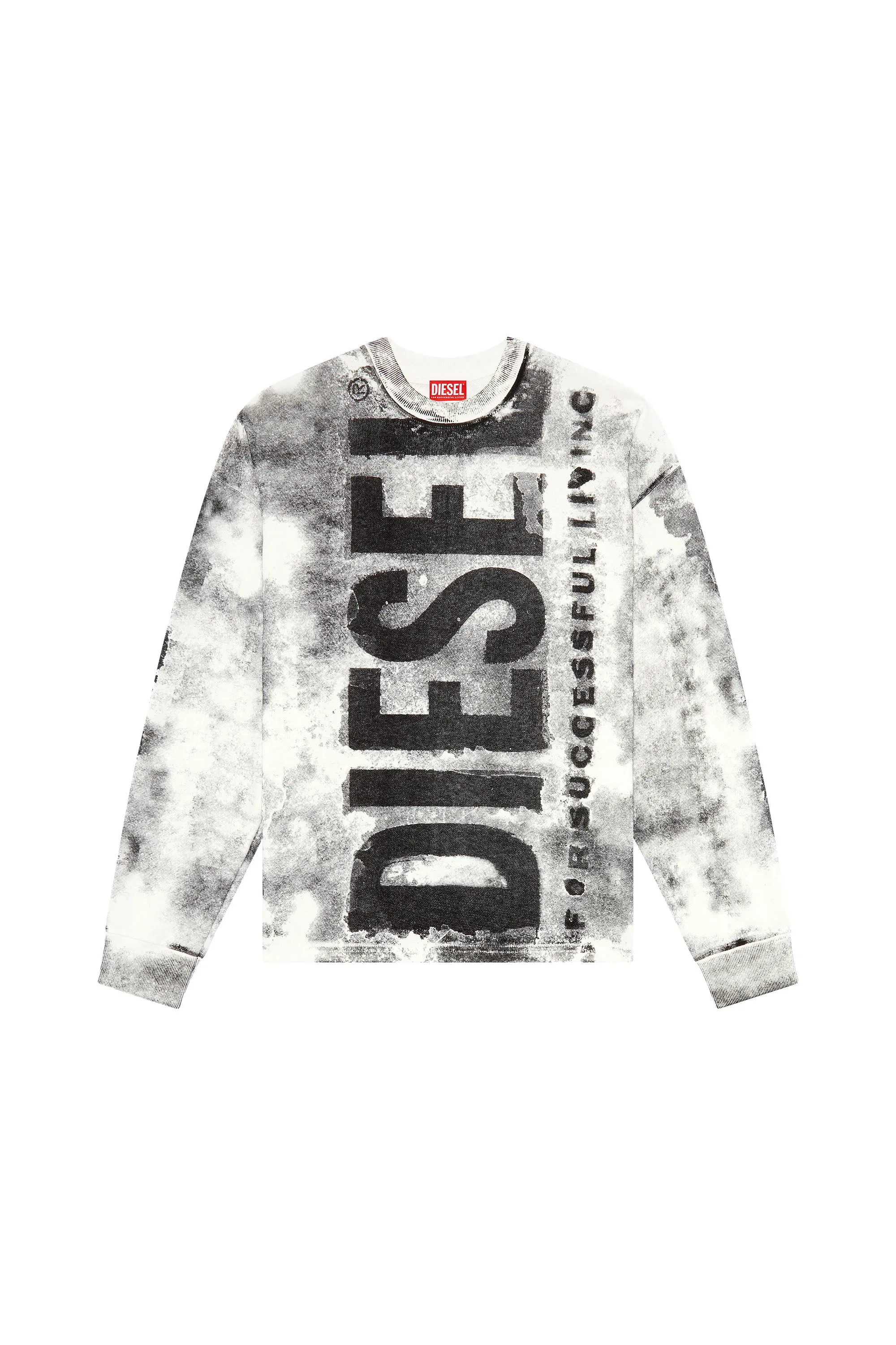 DIESEL S-Bunt-Bisc Sweater - Grey