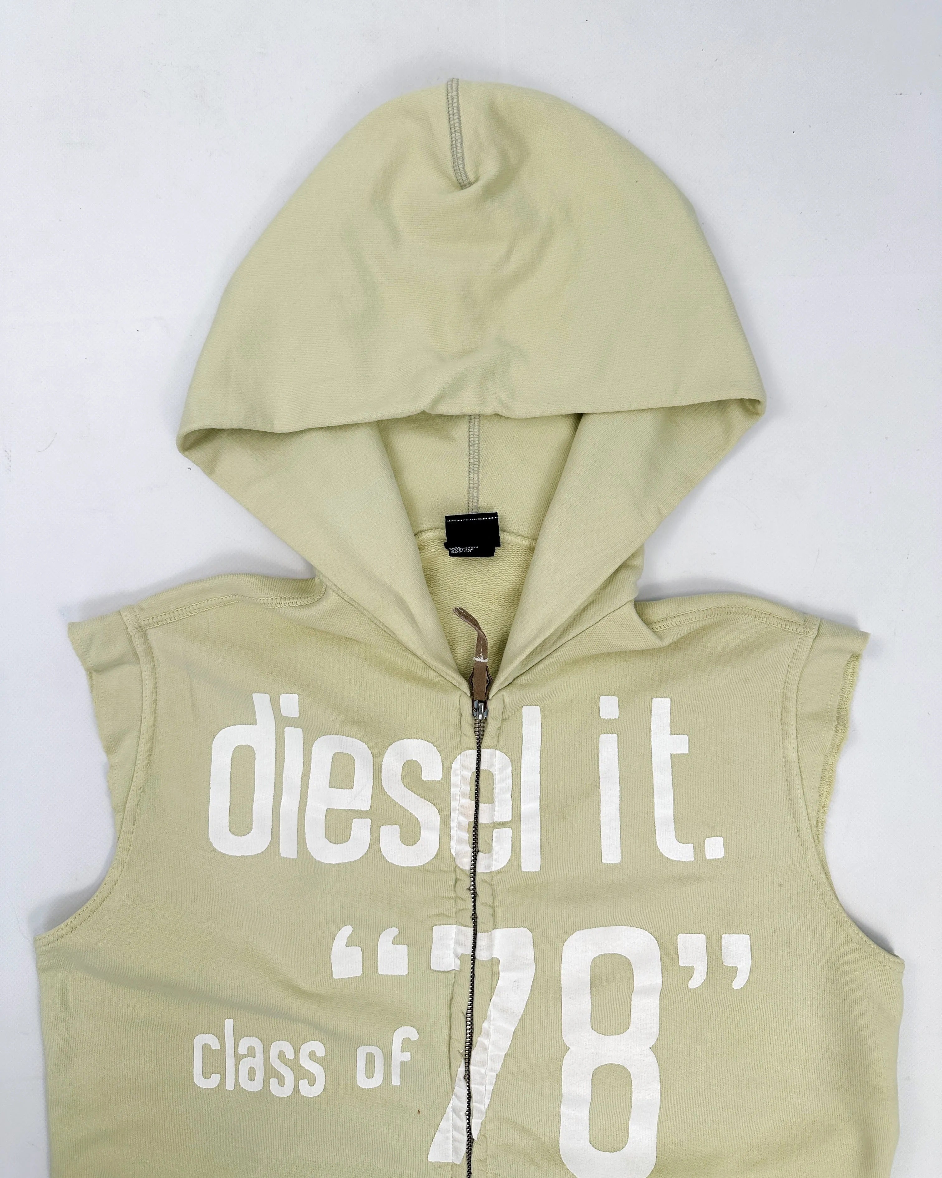 Diesel Sleeveless Zipped Hoodie 1990's