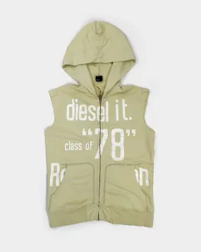 Diesel Sleeveless Zipped Hoodie 1990's