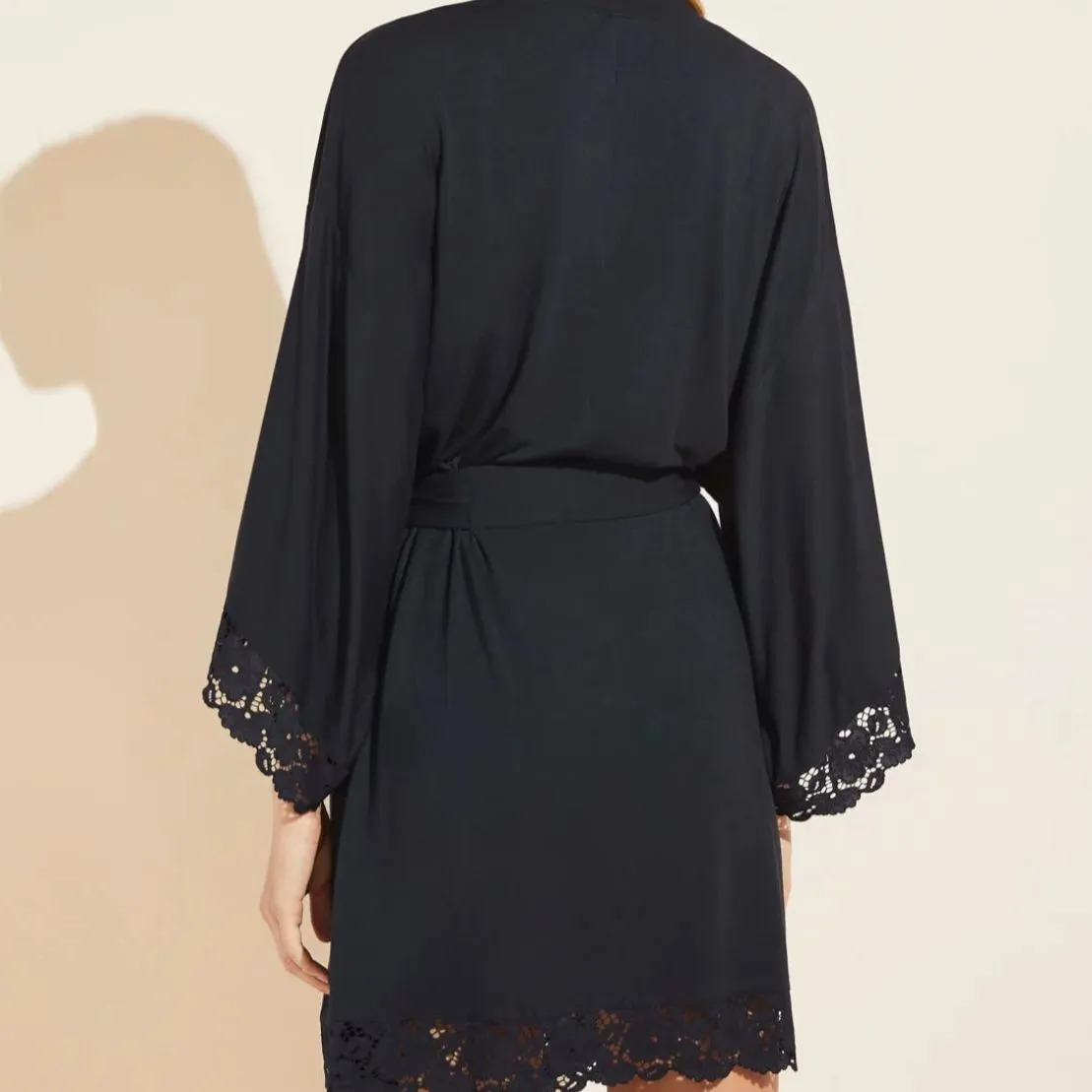 Eberjey Naya Robe in Black R1912