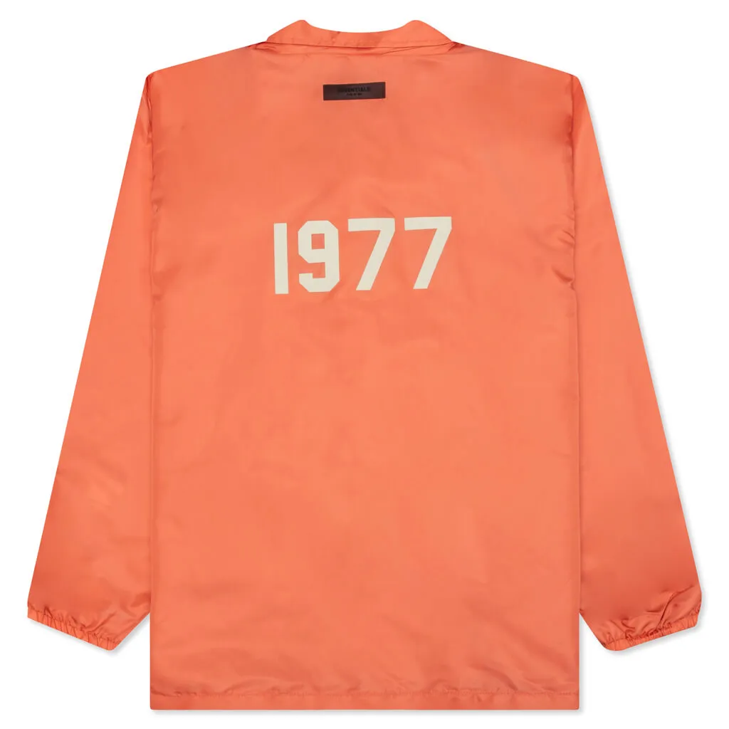 Essentials Coaches Jacket - Coral