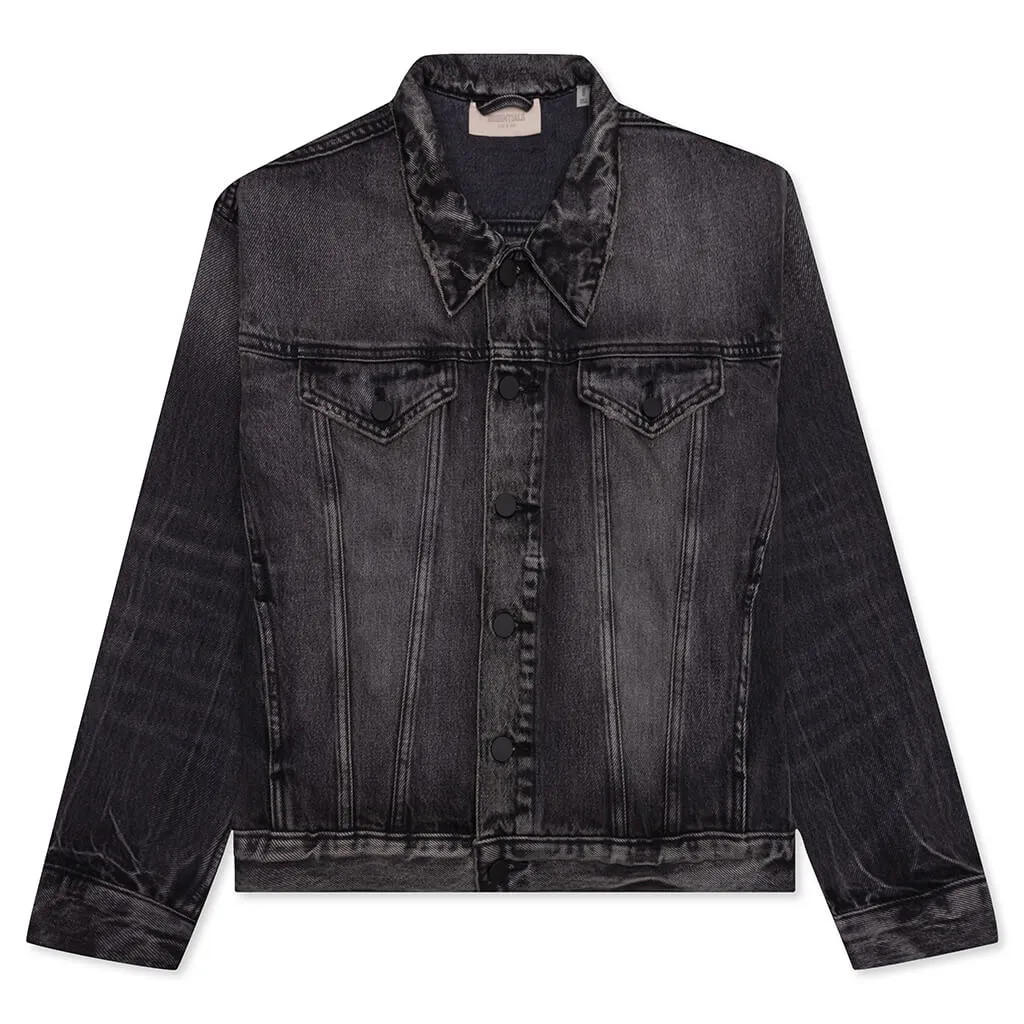 Essentials Kid's Denim Jacket -Black