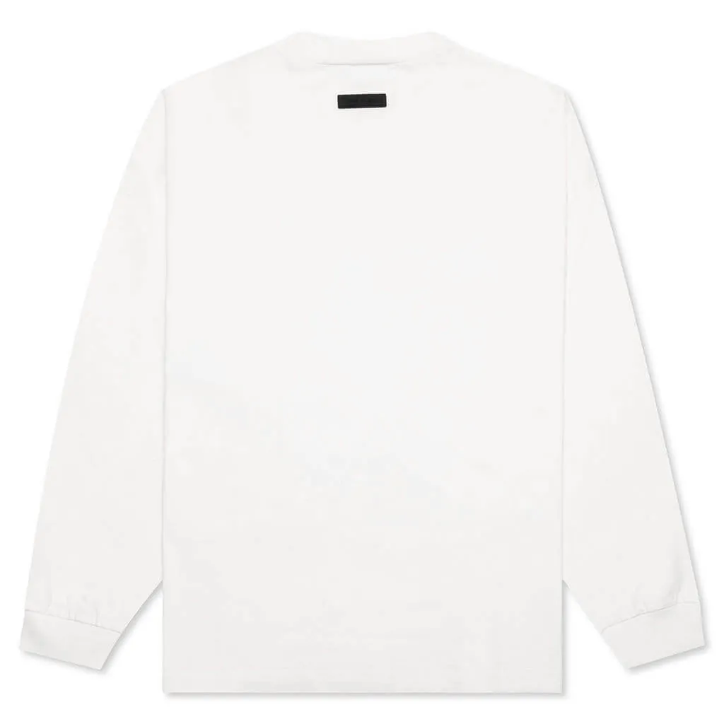 Essentials L/S Tee - Cloud Dancer