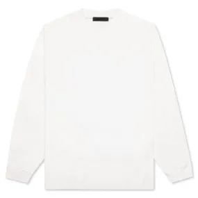 Essentials L/S Tee - Cloud Dancer