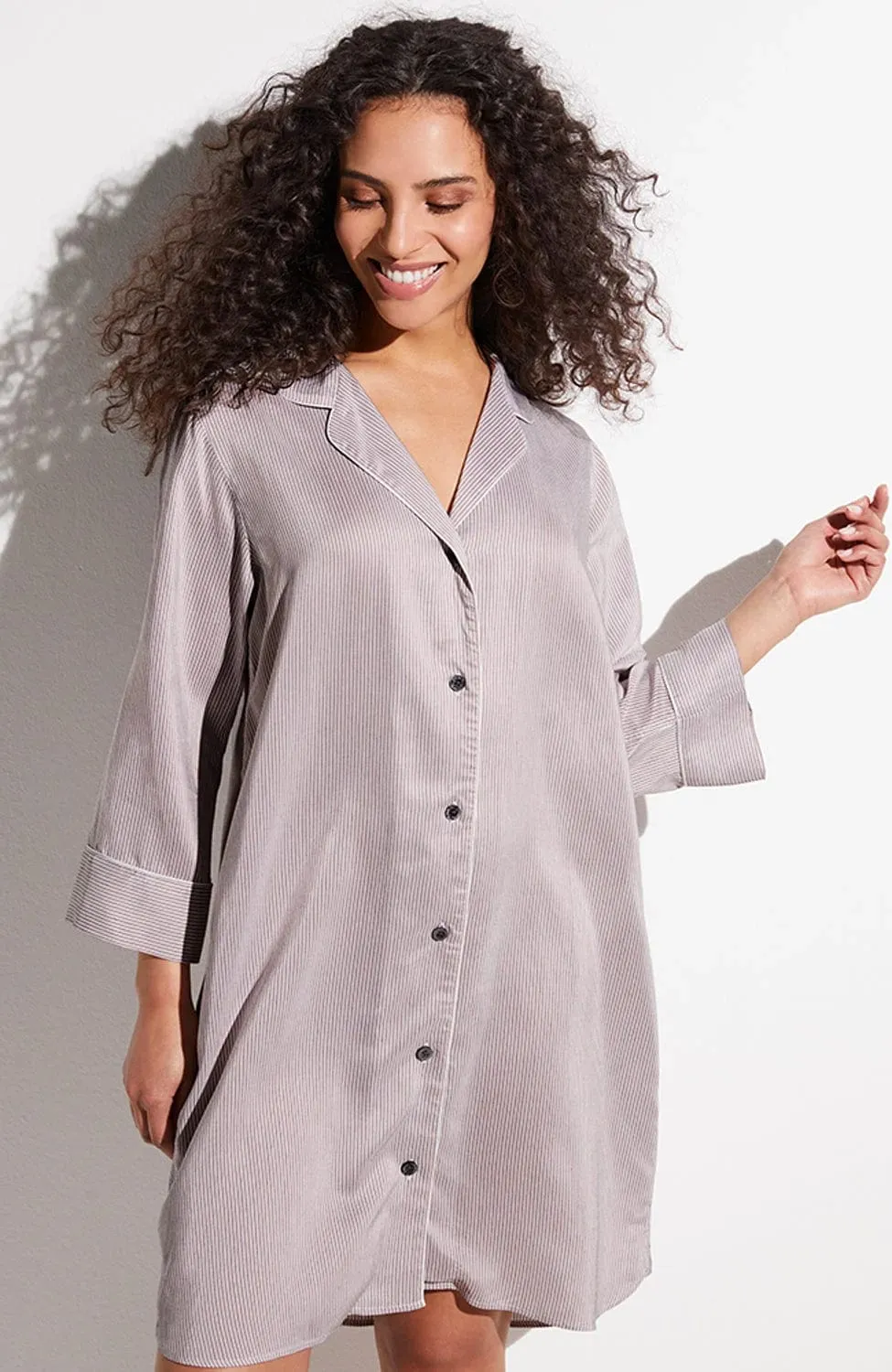 Feminine Stripes Sleepshirt