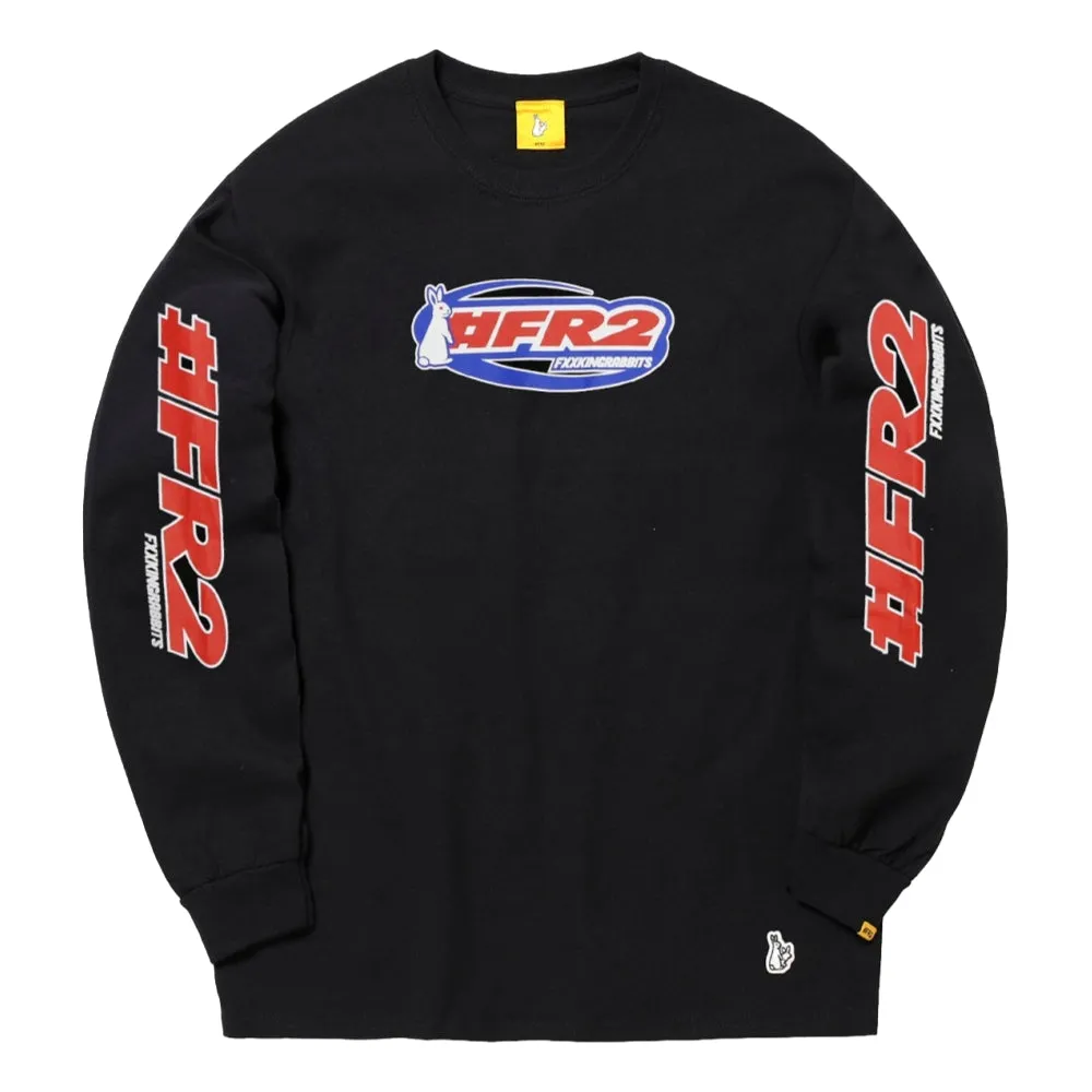 #FR2 #FR2 LOGO LONG SLEEVE T-SHIRT-BLACK