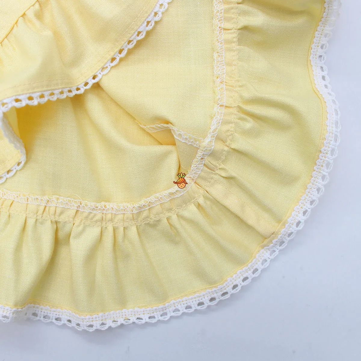 Frilly Yellow Sleepwear