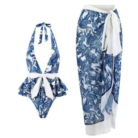 Gisessle swimsuit with Sarongskirt