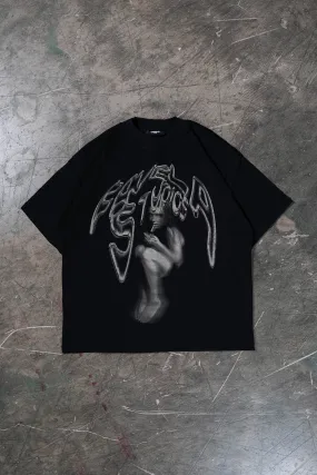 HIDING IN SHADOWS BLACK T-SHIRT