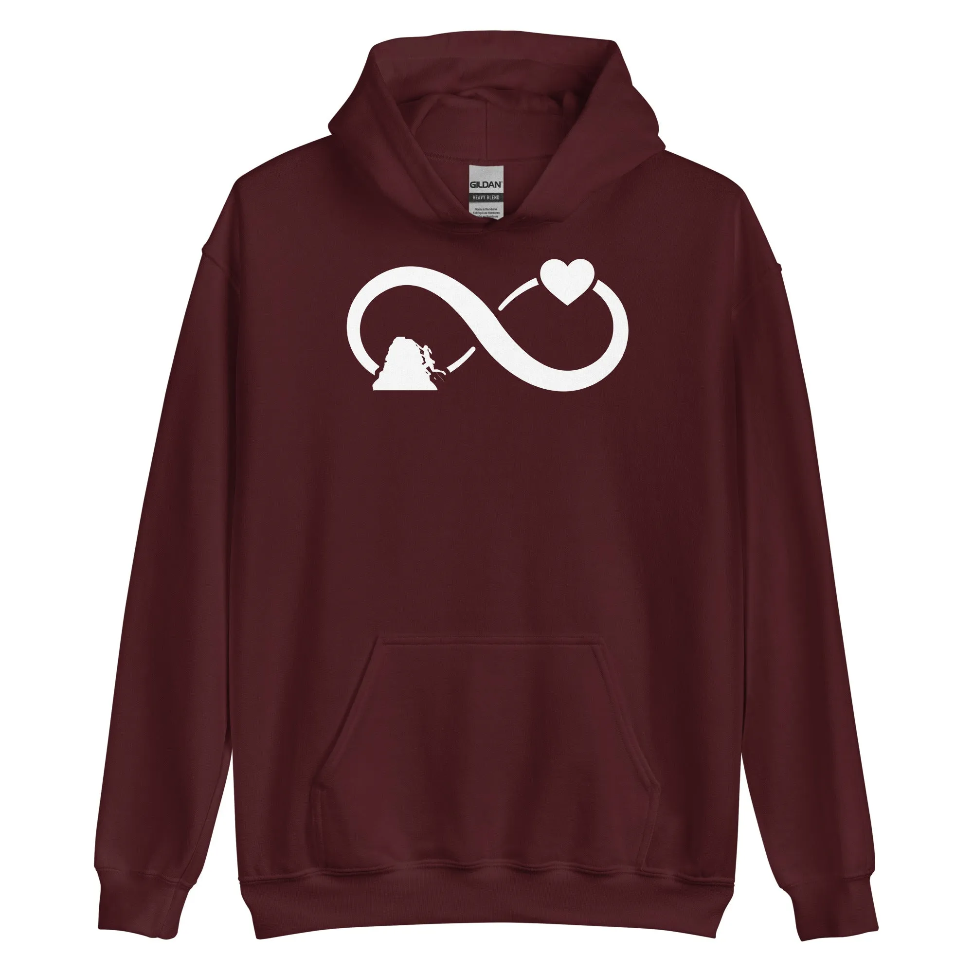 Infinity Heart and Climbing 1 - Unisex Hoodie