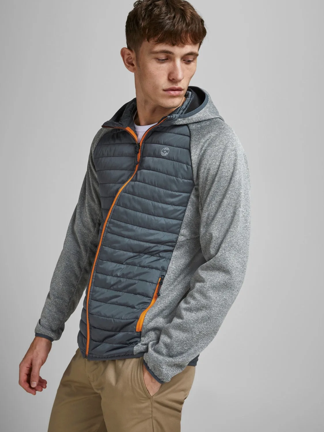 Jack & Jones Men's 'JJEMulti' Quilted Jacket