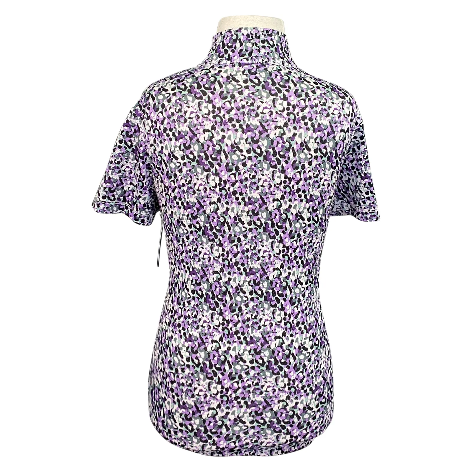 Kerrits 'Aire Ice Fil' Shirt in Purple Cheetah - Children's Large