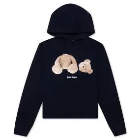 Kid's Bear Hoodie - Navy Blue