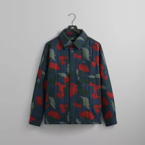 Kith Patchwork Brixton Puffed Shirt Jacket - Nocturnal