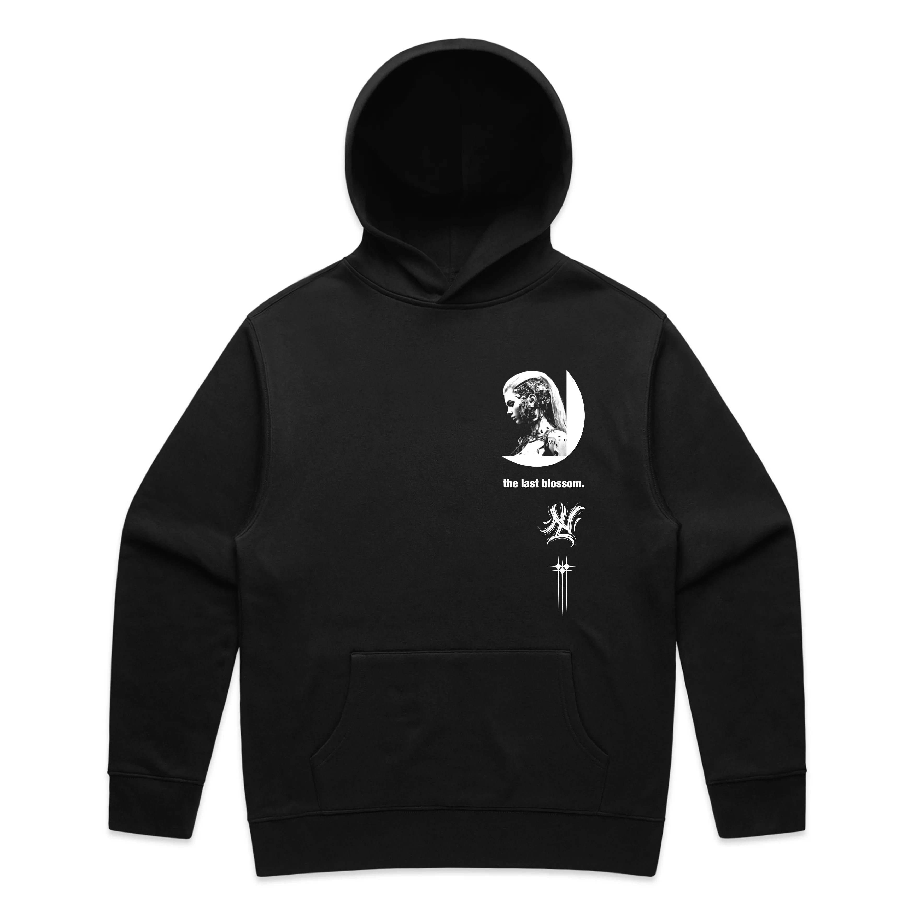 Last Blossom Hoodie Black