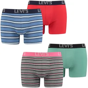 Levi's Mens 'Stripe' Boxer Brief/ Trunks (2-Pack)