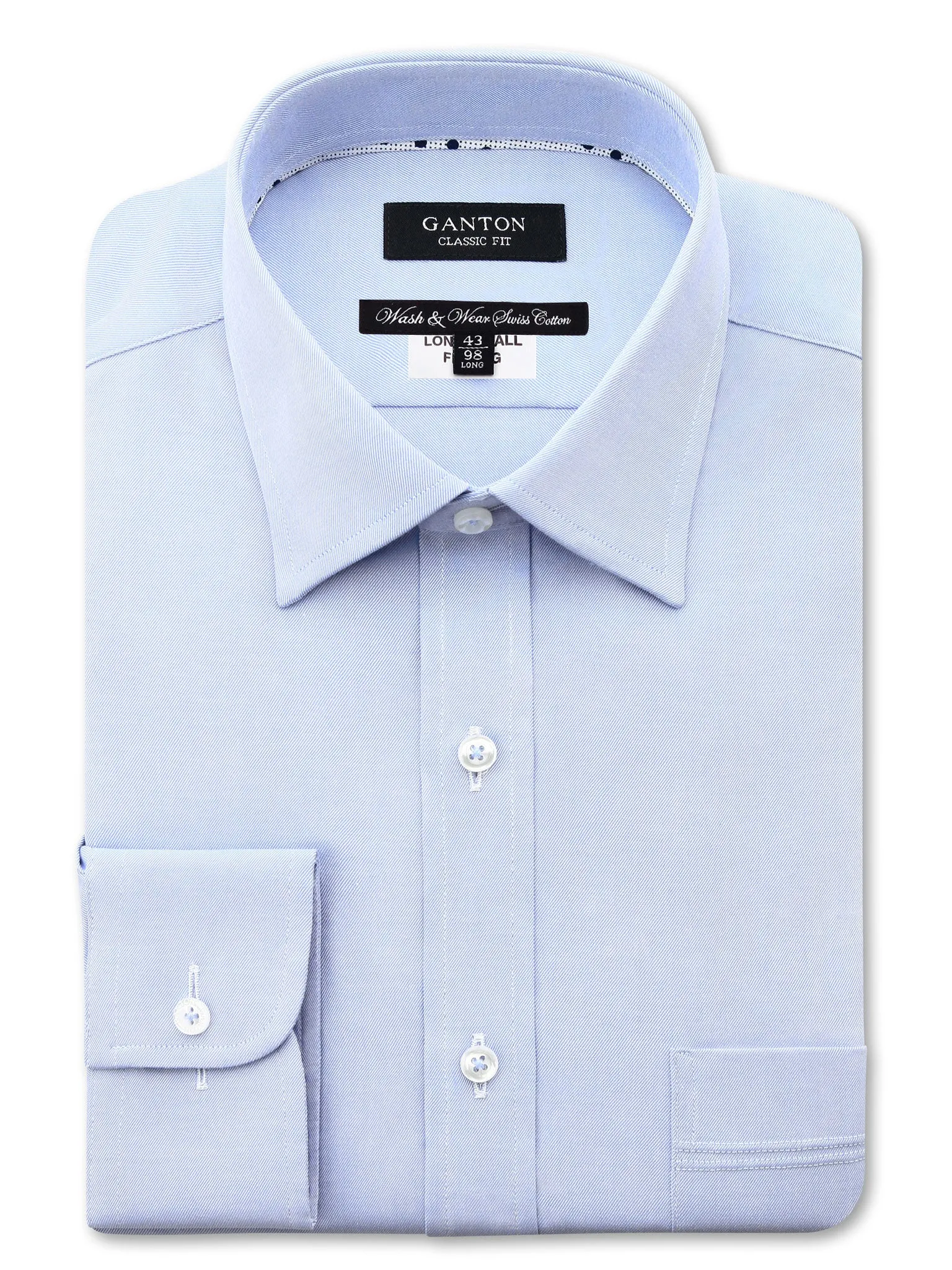 Lewis Superfine Twill Shirt - Long & Tall (100)