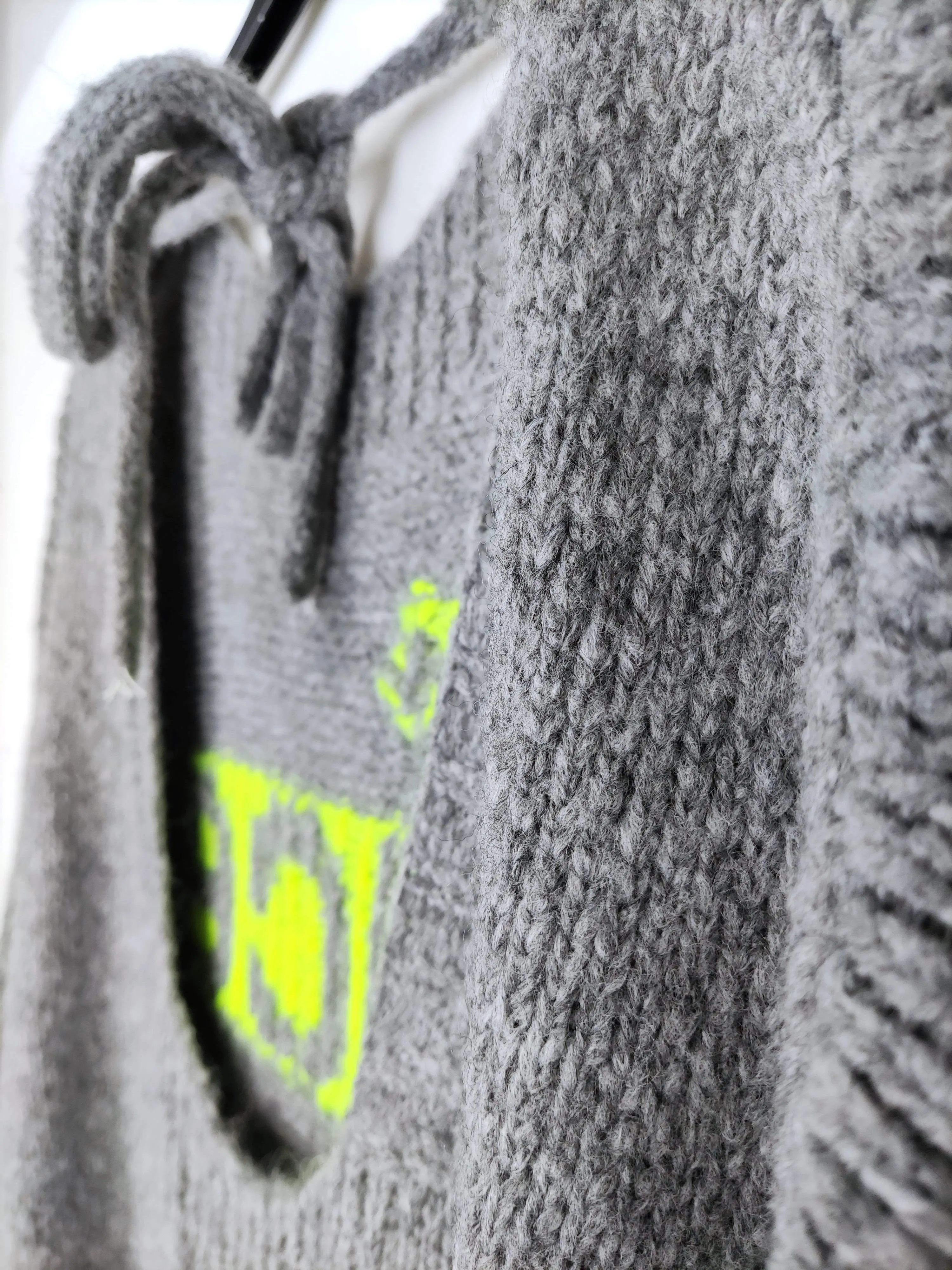 LONG PULLOVER NICE DAYS GRAU NEON ONE SIZE