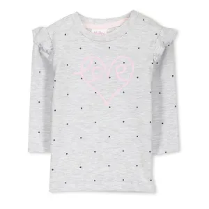 Love Tee - Silver Marle (Milky Baby)